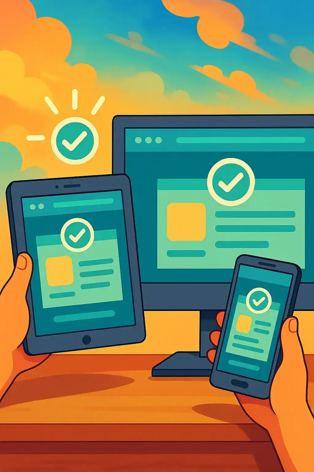 Testing responsive interfaces across multiple devices